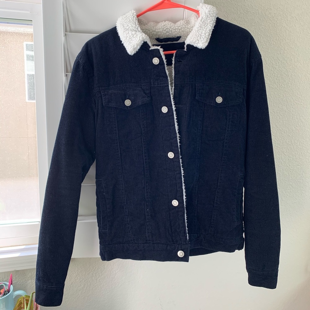 Brandy Melville sherpa lined jacket